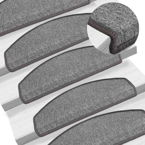 Prostirke za stepenice 20 kom 65x24x4 cm tamno sive poluokrugle velike - Tamnosiva 65 x 24 x 4 cm 20 Cijena
