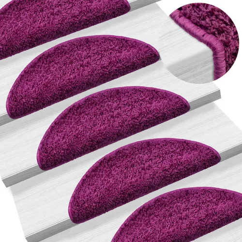Prostirke za stepenice 20 kom 56x17x3 cm ljubičaste poluokrugle - Ljubičasta 56 x 17 x 3 cm 20 Cijena