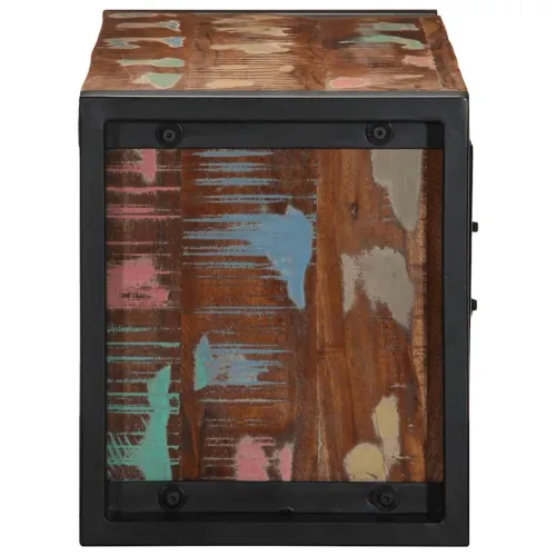 TV ormarić 80x30x35 cm Obrađeno puno drvo - 1 masivno obnovljeno drvo Cijena