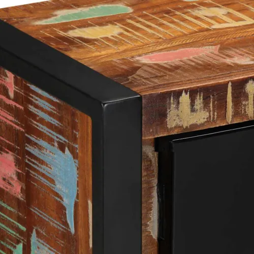 TV ormarić 80x30x35 cm Obrađeno puno drvo - 1 masivno obnovljeno drvo Cijena