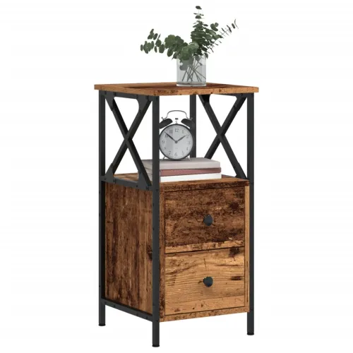 Noćni ormarići 2 kom Staro drvo 34x35,5x70 cm Konstruirano drvo - Staro drvo 2 Staro drvo 2 Cijena