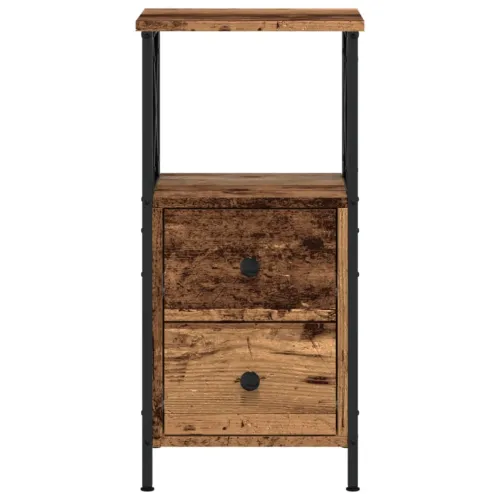 Noćni ormarići 2 kom Staro drvo 34x35,5x70 cm Konstruirano drvo - Staro drvo 2 Staro drvo 2 Cijena