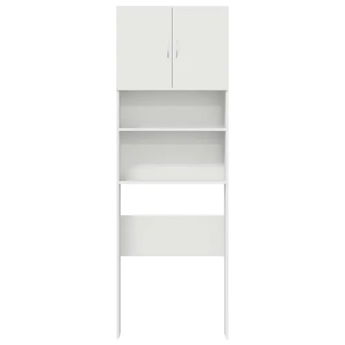 Ormar za perilicu bijeli 64x24x190 cm izrađeno drvo - Bijela 1 Bijela Cijena