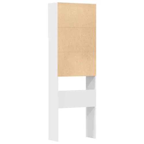 Ormar za perilicu bijeli 64x24x190 cm izrađeno drvo - Bijela 1 Bijela Cijena