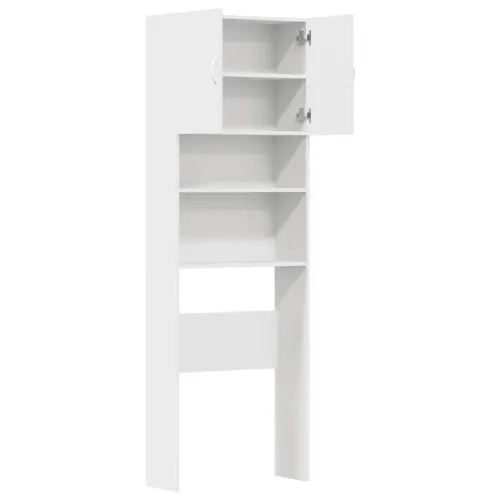 Ormar za perilicu bijeli 64x24x190 cm izrađeno drvo - Bijela 1 Bijela Cijena