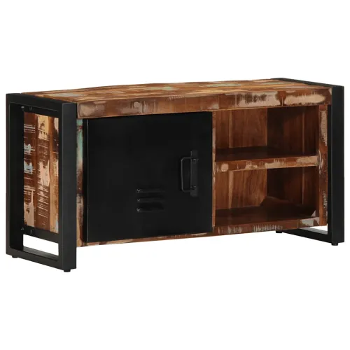 TV ormarić 80x30x40 cm Obrađeno puno drvo - 1 masivno obnovljeno drvo Cijena
