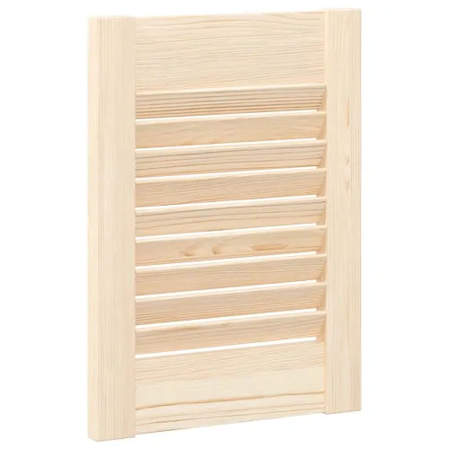 Vrata za ormarić Louvred dizajn 2 kom 39,5x29,5cm puno drvo bor - Prirodna 39,5 x 49,4 cm 2 Cijena