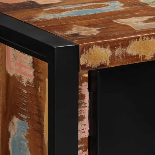 TV ormarić 80x30x35 cm Obrađeno puno drvo - 1 masivno obnovljeno drvo Cijena