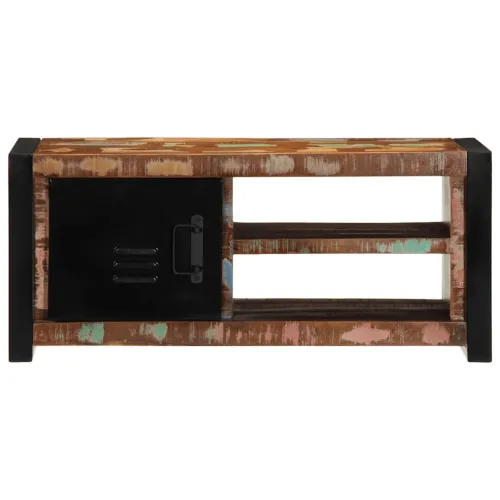 TV ormarić 80x30x35 cm Obrađeno puno drvo - 1 masivno obnovljeno drvo Cijena