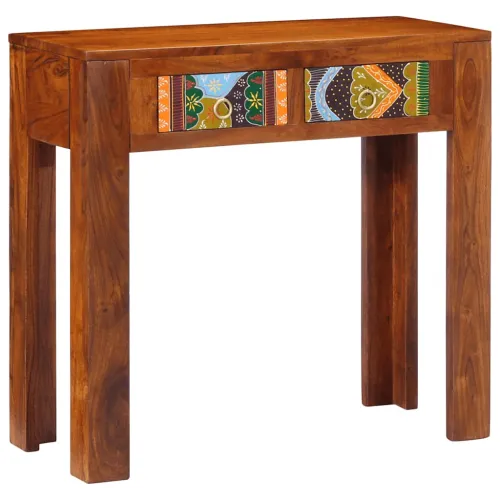 Konzolni stol 80x35x75 cm puno drvo bagrem - 80 cm 1 Cijena