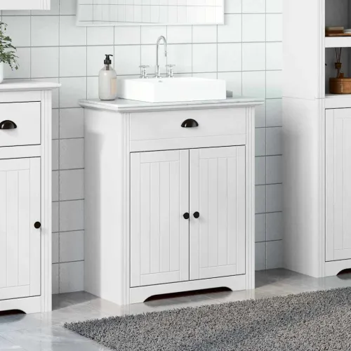 Kupaonski ormarić za Lavabo - Umivaonik “BODO” bijeli 70x35x80 cm - Bijela 1 Cijena