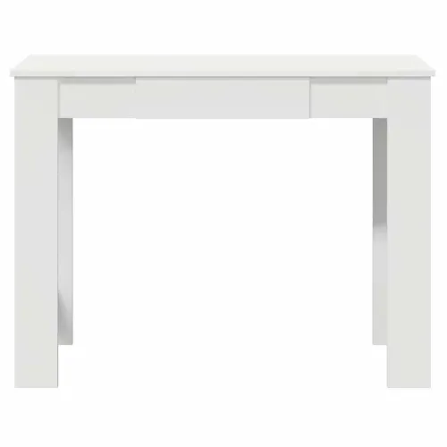 Stol Bijeli 100x45x75 cm Konstruirano drvo - Bijela Cijena