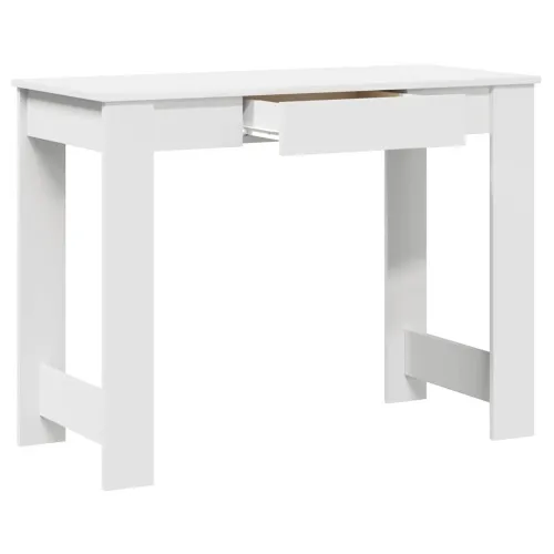 Stol Bijeli 100x45x75 cm Konstruirano drvo - Bijela Cijena