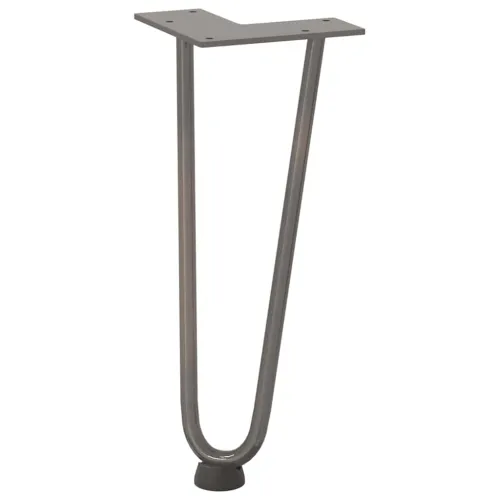 Noge s ukosnicama za stolić za kavu 4 kom. Prirodni čelik 30 cm Puni čelik - Prirodna 30 cm 2 rods Cijena