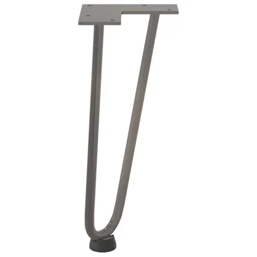 Noge s ukosnicama za stolić za kavu 4 kom. Prirodni čelik 30 cm Puni čelik - Prirodna 30 cm 2 rods Cijena