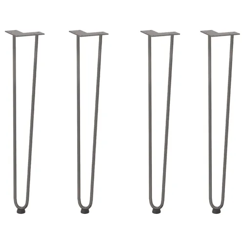 ukosne noge za konzolne stoliće za konzolni stol 4 kom. Prirodni čelik 72 cm Puni čelik - Prirodna 72 cm 2 rods Cijena