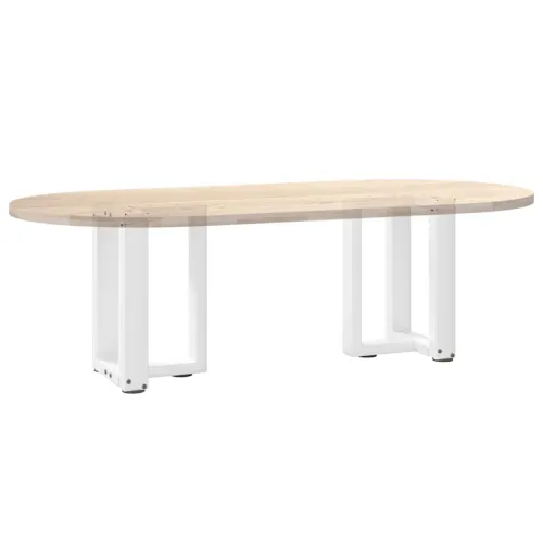 Noge za klub stolić T-oblika 2 kom Bijele 28x25x(42-43) cm Čelik - Bijela 28 x 25 x (42-43) cm Cijena