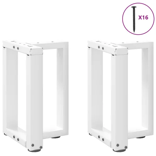 Noge za klub stolić T-oblika 2 kom Bijele 28x25x(42-43) cm Čelik - Bijela 28 x 25 x (42-43) cm Cijena