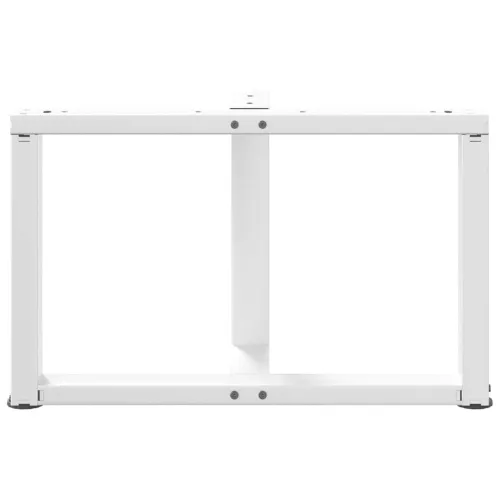 Noge za klub stolić T-oblika 2 kom Bijele 70x25x(42-43) cm Čelik - Bijela 70 x 25 x (42-43) cm Cijena