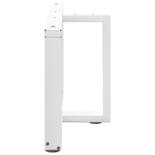 Noge za klub stolić T-oblika 2 kom Bijele 70x25x(42-43) cm Čelik - Bijela 70 x 25 x (42-43) cm Cijena