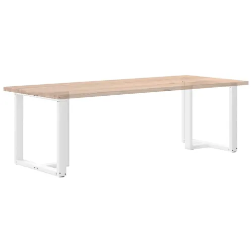 Noge za blagovaonski stol T-oblika 2 kom Bijele 80x35x(72-73) cm Čelik - Bijela 80 x 35 x (72-73) cm Cijena
