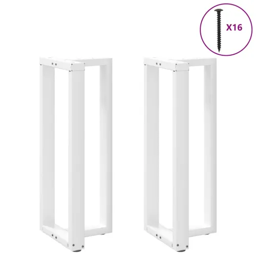Noge za barski stol T-oblika 2 kom Bijele 50x35x(100-101) cm Čelik - Bijela 50 x 35 x (100-101) cm Cijena