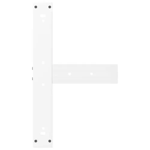 Noge za barski stol T-oblika 2 kom Bijele 60x35x(110-111) cm Čelik - Bijela 60 x 35 x (110-111) cm Cijena