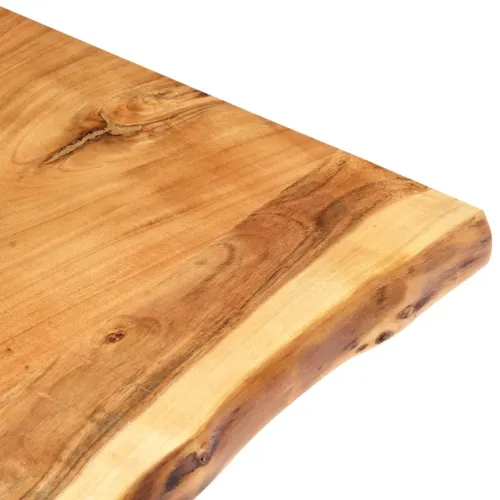 Stolna ploča od masivnog bagremovog drva 80 x (50-60) x 2,5 cm - 80 x 60 x 2.5 cm Cijena