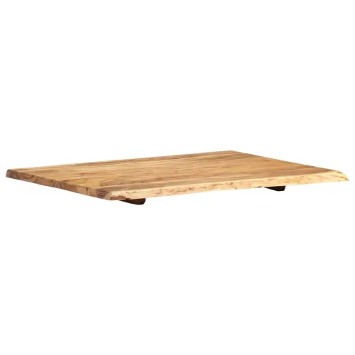 Stolna ploča od masivnog bagremovog drva 80 x (50-60) x 2,5 cm - 80 x 60 x 2.5 cm Cijena