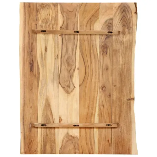 Stolna ploča od masivnog bagremovog drva 80 x (50-60) x 2,5 cm - 80 x 60 x 2.5 cm Cijena