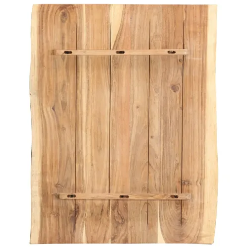 Stolna ploča od masivnog bagremovog drva 80 x (50-60) x 3,8 cm - 80 x 60 x 3.8 cm Cijena