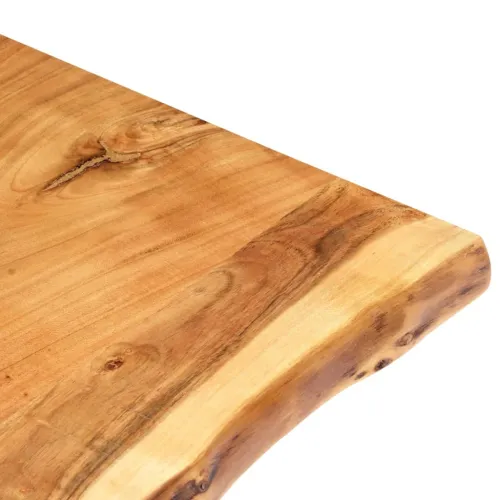 Stolna ploča od masivnog bagremovog drva 80 x (50-60) x 3,8 cm - 80 x 60 x 3.8 cm Cijena