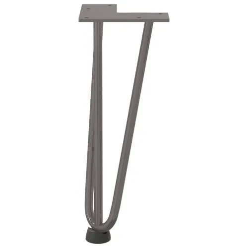 Noge s ukosnicama za stolić za kavu 4 kom. Prirodni čelik 30 cm Puni čelik - Prirodna 30 cm 3 rods Cijena