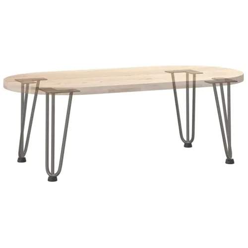 Noge s ukosnicama za stolić za kavu 4 kom. Prirodni čelik 30 cm Puni čelik - Prirodna 30 cm 3 rods Cijena