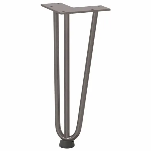 Noge s ukosnicama za stolić za kavu 4 kom. Prirodni čelik 30 cm Puni čelik - Prirodna 30 cm 3 rods Cijena