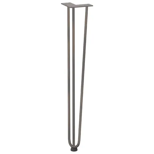 ukosne noge za konzolne stoliće za konzolni stol 4 kom. Prirodni čelik 72 cm Puni čelik - Prirodna 72 cm 3 rods Cijena