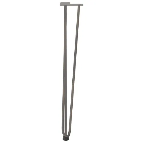 ukosne noge za konzolne stoliće za konzolni stol 4 kom. Prirodni čelik 72 cm Puni čelik - Prirodna 72 cm 3 rods Cijena