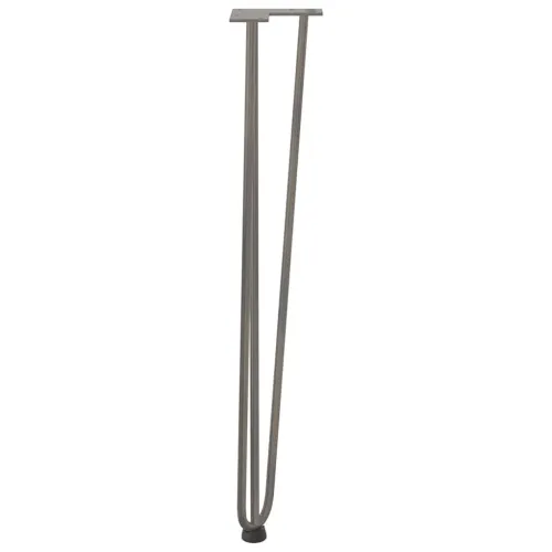 ukosne noge za konzolne stoliće za konzolni stol 4 kom. Prirodni čelik 72 cm Puni čelik - Prirodna 72 cm 3 rods Cijena