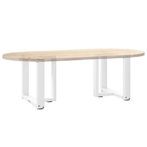 Noge za klub stolić T-oblika 2 kom Bijele 50x25x(42-43) cm Čelik - Bijela 50 x 25 x (42-43) cm Cijena