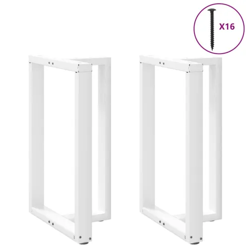 Noge za barski stol T-oblika 2 kom Bijele 60x35x(90-91) cm Čelik - Bijela 60 x 35 x (90-91) cm Cijena