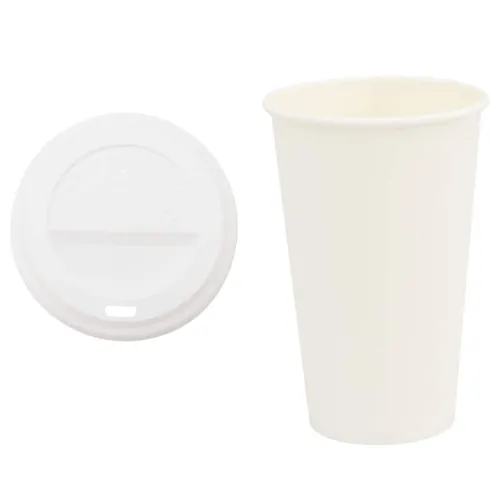 papirnate šalice za kavu s poklopcima 1000 kom 16 oz 400 ml - 1 400 ml 400 ml Cijena