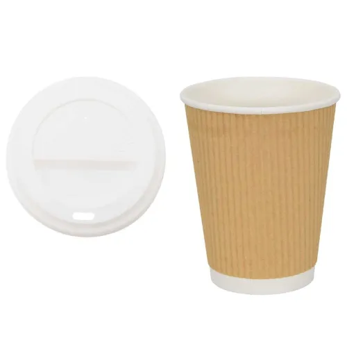 papirnate šalice za kavu s poklopcima 1000 kom 16 oz 400 ml - 1 400 ml 400 ml Cijena