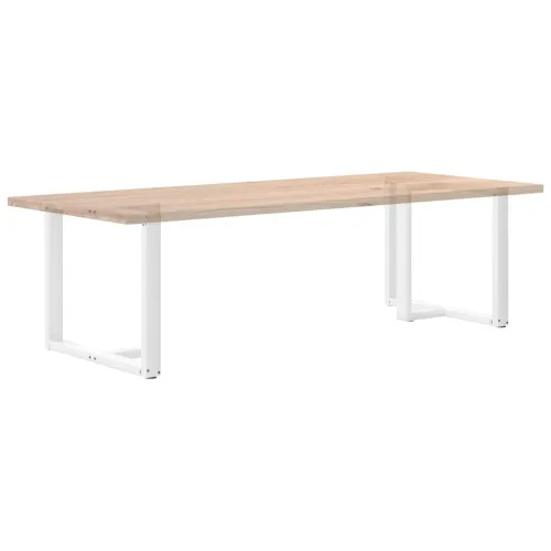 Noge za blagovaonski stol T-oblika 2 kom Bijele 90x35x(72-73) cm Čelik - Bijela 90 x 35 x (72-73) cm Cijena