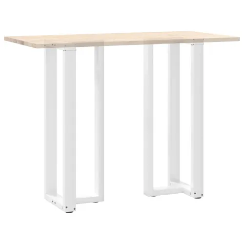 Noge za barski stol T-oblika 2 kom Bijele 50x35x(110-111) cm Čelik - Bijela 50 x 35 x (110-111) cm Cijena
