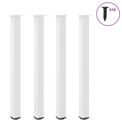 Noge za barski stol 4 kom Bijele 110-112 cm Čelične - Bijela 110-112 cm (80 mm) 1 1 Cijena