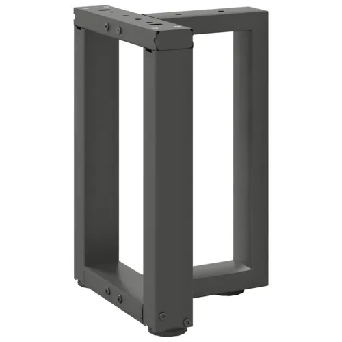 Noge za klub stolić T-oblika 2 kom antracit 38x25x(42-43) cm čelik - Antracit 38 x 25 x (42-43) cm Cijena