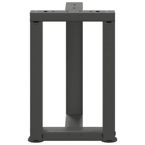 Noge za klub stolić T-oblika 2 kom antracit 38x25x(42-43) cm čelik - Antracit 38 x 25 x (42-43) cm Cijena