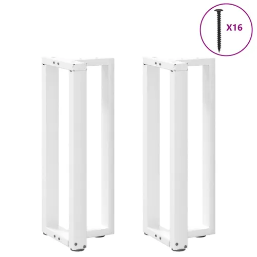 Noge za konzolni stol T-oblika 2 kom Bijele 38x25x(72-73) cm Čelik - Bijela 38 x 25 x (72-73) cm Cijena