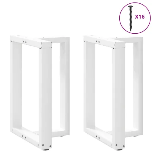 Noge za blagovaonski stol T-oblika 2 kom Bijele 60x35x(72-73) cm Čelik - Bijela 60 x 35 x (72-73) cm Cijena