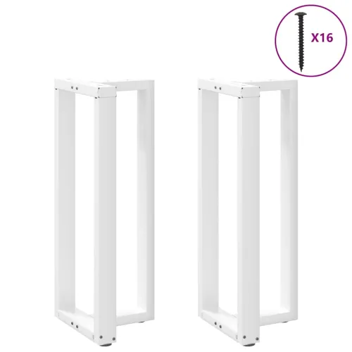 Noge za barski stol T-oblika 2 kom Bijele 40x35x(100-101) cm Čelik - Bijela 40 x 35 x (100-101) cm Cijena